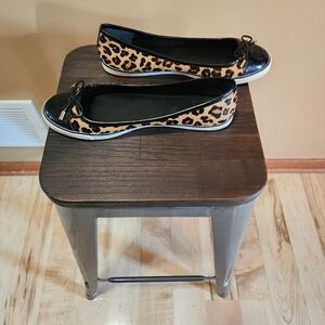 Tory Burch Skylar Printed Calf Hair Sneaker Flat